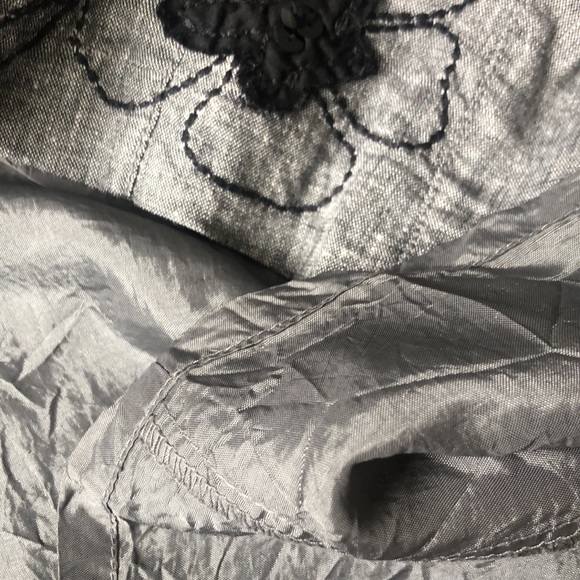 Grey flared skirt - Picture 6 of 8